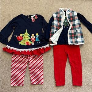 Two Christmas outfit sets